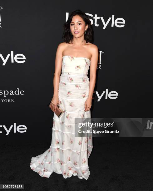 Constance Wu arrives at the 2018 InStyle Awards at The Getty Center on October 22, 2018 in Los Angeles, California.