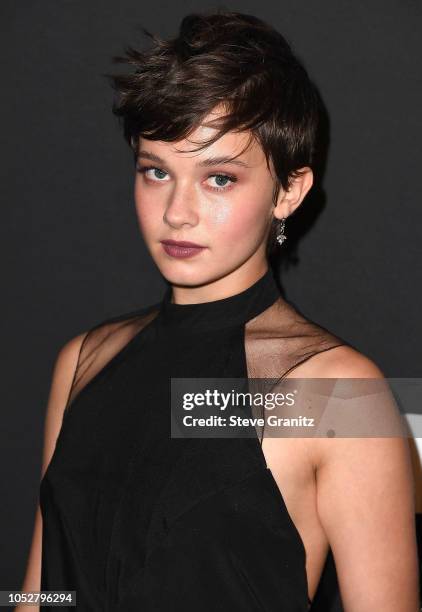 Cailee Spaeny arrives at the 2018 InStyle Awards at The Getty Center on October 22, 2018 in Los Angeles, California.