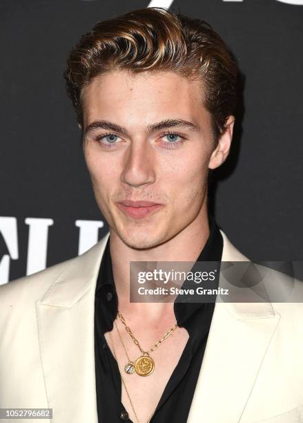 Lucky Blue Smith arrives at the 2018 InStyle Awards at The Getty Center on October 22, 2018 in Los Angeles, California.