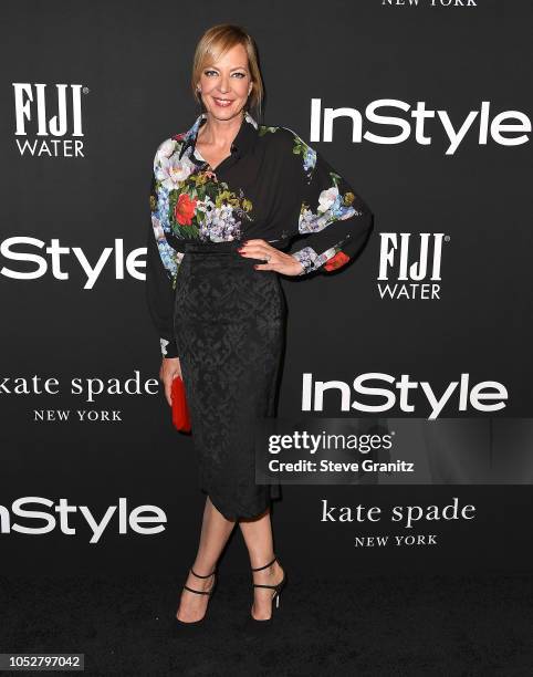 Allison Janney arrives at the 2018 InStyle Awards at The Getty Center on October 22, 2018 in Los Angeles, California.