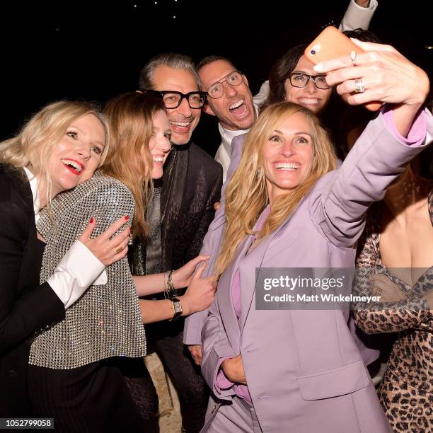 InStyle Magazine Editor in Chief Laura Brown, Clare Waight Keller, Jeff Goldblum, Chris McMillan, Julia Roberts and Elizabeth Stewart attend the 2018...