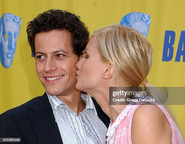 Ioan Gruffudd and Alice Evans during 10th Annual BAFTA/LA Tea Party at St. Regis Hotel in Century City, California, United States.