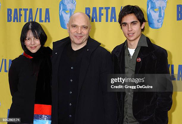 Anthony Minghella, wife Caroline and son Max during 10th Annual BAFTA/LA Tea Party at St. Regis Hotel in Century City, California, United States.