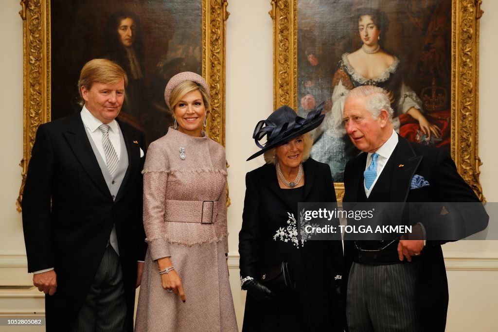 BRITAIN-NETHERLANDS-ROYALS