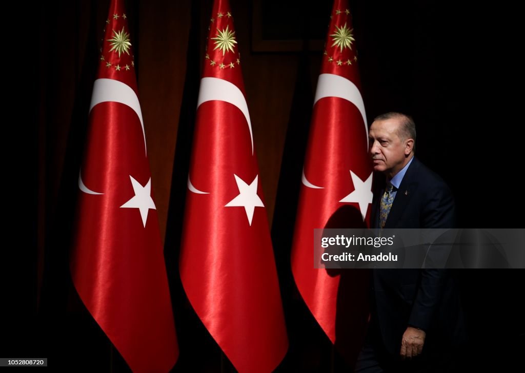 President of Turkey Recep Tayyip Erdogan...
