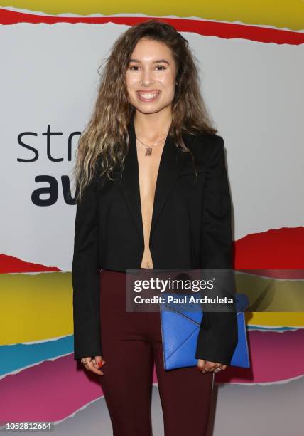 Social Media Personality Kristen McAtee attends the 8th Annual Streamy Awards at The Beverly Hilton Hotel on October 22, 2018 in Beverly Hills,...