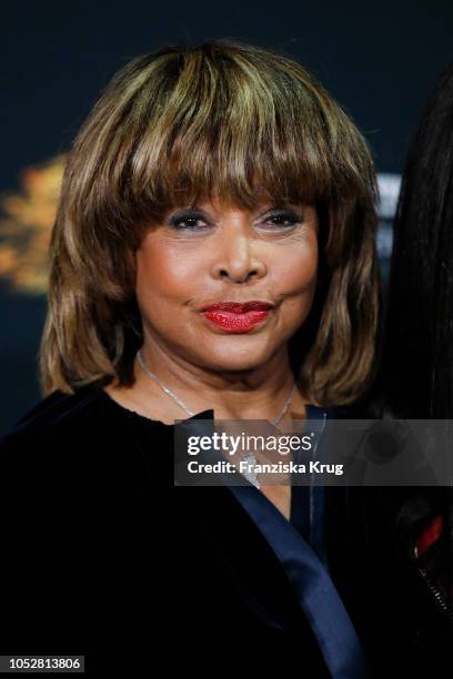 Tina Turner during a photo call for the musical 'Tina - Das Tina Turner Musical' at Mojo Club on October 23, 2018 in Hamburg, Germany.