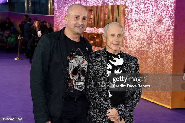 Wayne Sleep and Jose Bergera attend the World Premiere of "Bohemian Rhapsody" at The SSE Arena, Wembley, on October 23, 2018 in London, England.
