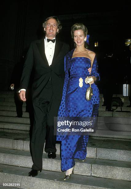 Robert Trump and Blaine Trump during Wedding Reception For Jonathan Tisch & Laura Steinberg at Metropolitan Museum of Art in New York City, New York,...