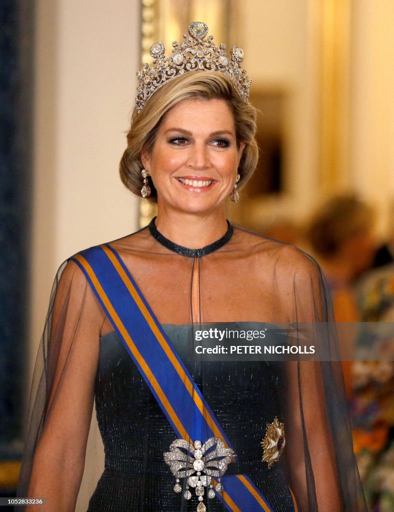 BRITAIN-NETHERLANDS-ROYALS
