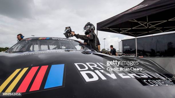 Drive for Diversity Combine at New Smyrna Speedway on October 23, 2018 in New Smyrna Beach, Florida.