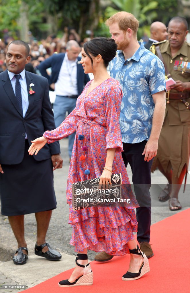 The Duke And Duchess Of Sussex Visit Fiji - Day 2