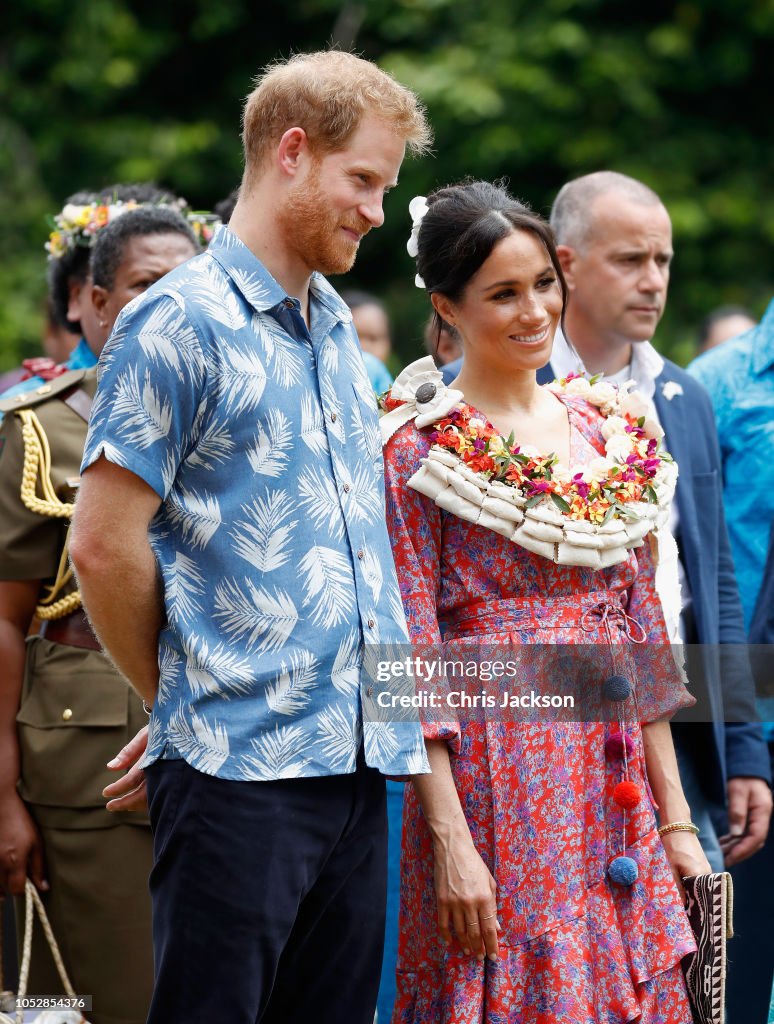 The Duke And Duchess Of Sussex Visit Fiji - Day 2