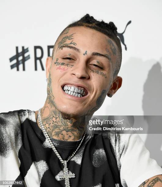 Lil Skies attends the 4th Annual TIDAL X: Brooklyn at Barclays Center of Brooklyn on October 23, 2018 in New York City.