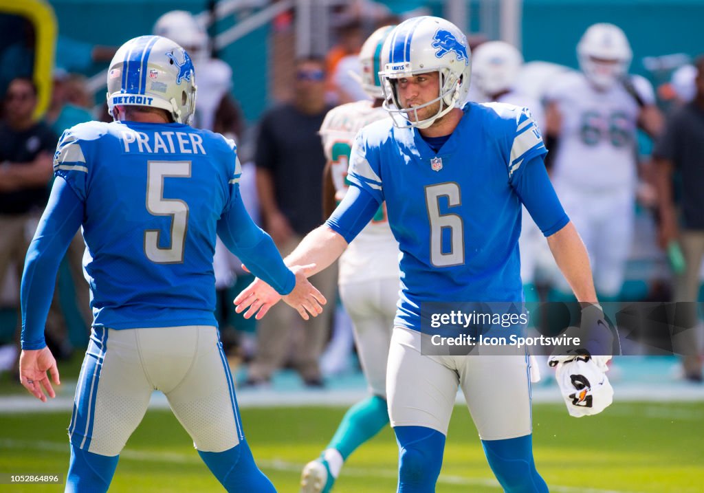 NFL: OCT 21 Lions at Dolphins