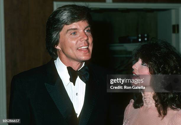 John Davidson and Wife Rhonda Rivera during "Gala Evening in Monaco" Dubnoff Center Benefit - April 24, 1981 at Beverly Hilton Hotel in Beverly...