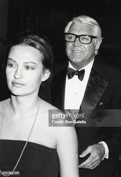 Barbara Harris and Cary Grant during 36th Annual Golden Globe Awards at Beverly Hilton Hotel in Beverly Hills, California, United States.