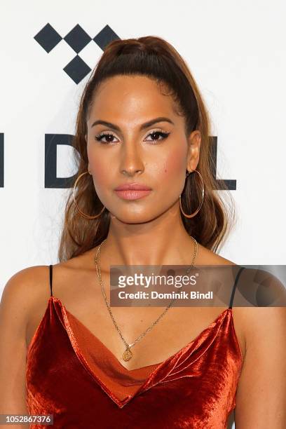 Snoh Aalegra attends the 4th Annual TIDAL X: Brooklyn at Barclays Center on October 23, 2018 in Brooklyn, New York.