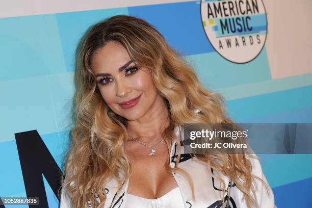 Recording artist/actress Aracely Arambula attends Telemundo's Q&A session about the contribution of latinas in the music world at Los Angeles Film...