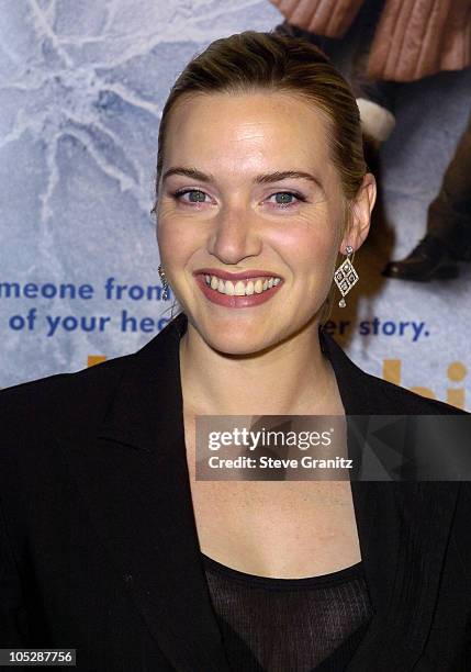 Kate Winslet during "Eternal Sunshine Of The Spotless Mind" - Los Angeles Premiere at Academy Theatre in Beverly Hills, California, United States.