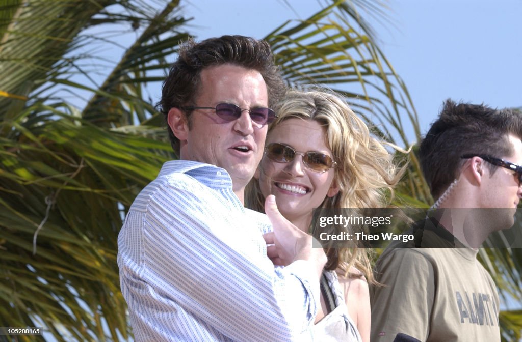 Spring Break 2004 Matthew Perry and Natasha Henstridge during MTV 2004 Spring Break in ...