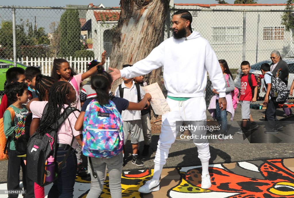 Nipsey Hussle x PUMA Hoops LA Court Refurbishment