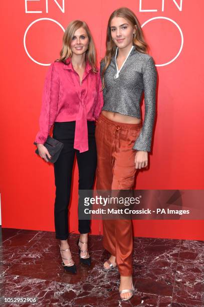 Donna Air and her daughter Freya Aspinall attending a VIP performance of Porgy and Bess at the London Coliseum theatre.