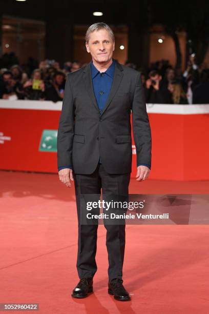 Viggo Mortensen walks the red carpet ahead of the "Green Book" screening during the 13th Rome Film Fest at Auditorium Parco Della Musica on October...