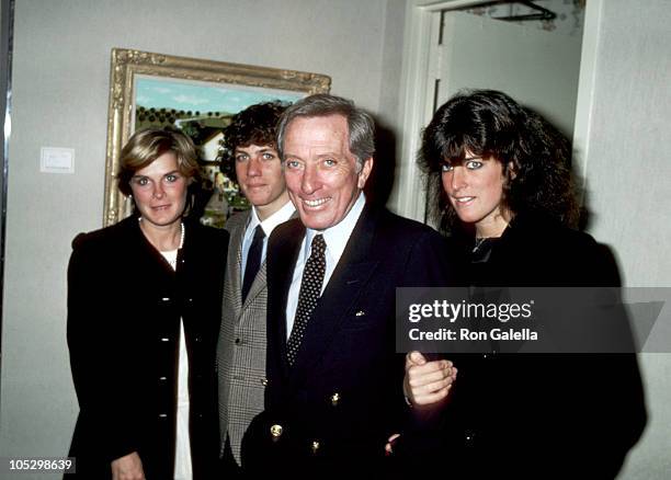 Lori Wright, Andy Williams, son Christian and daughter Noelle