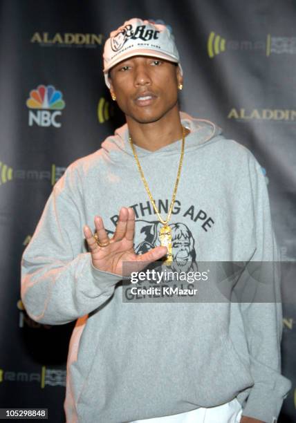 Pharrell of the Neptunes during 2003 Radio Music Awards - Arrivals News  Photo - Getty Images