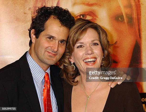 Catherine Dent and husband during "21 Grams" Los Angeles Premiere at Academy Theatre in Beverly Hills, California, United States.