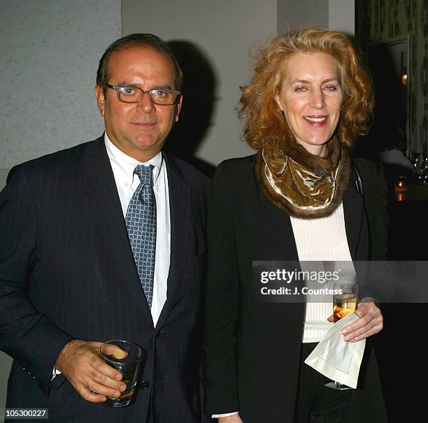 Stephen Jacoby and Eden Collinsworth during Esquire Hosts "Designing Men" Gala Event at The Esquire Apartment at Trump World Tower in New York City,...