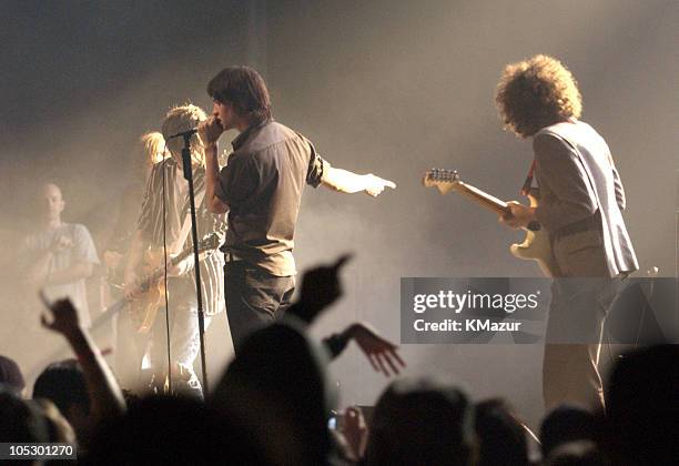 Nikolai Fraiture , Nick Valensi, Julian Casablancas and Albert Hammond Jr. Of The Strokes