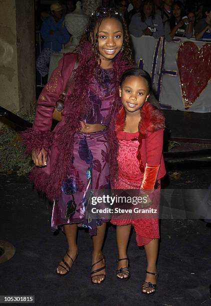 Aree Davis and Sister Dee Dee during "The Haunted Mansion" World Premiere at El Capitan Theatre in Hollywood, California, United States.