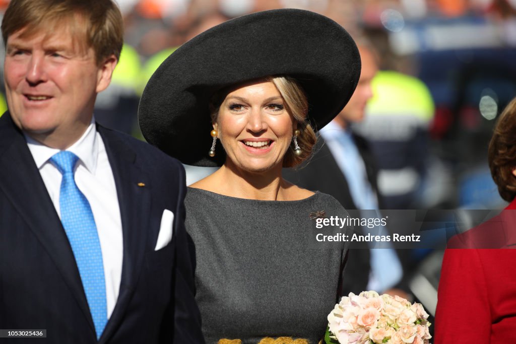 King Willem-Alexander and Queen Maxima of The Netherlands Visit Germany