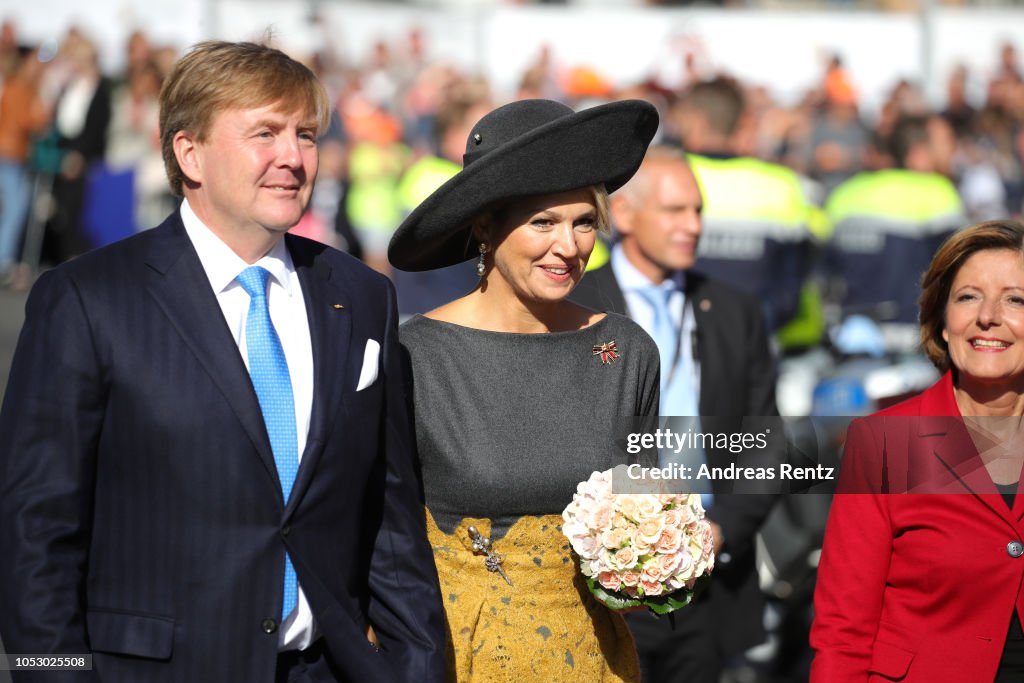 King Willem-Alexander and Queen Maxima of The Netherlands Visit Germany