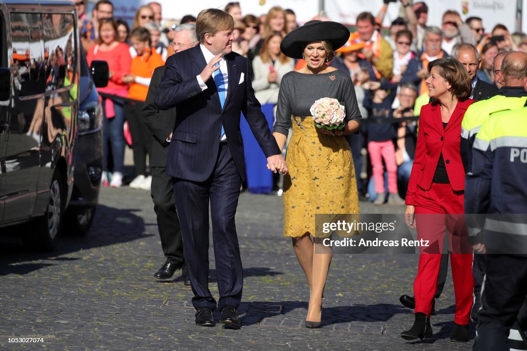 King Willem-Alexander and Queen Maxima of The Netherlands Visit Germany