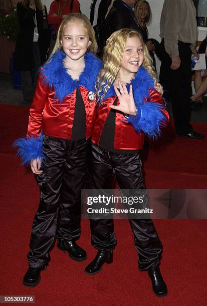 Danielle Ryan Chuchran and Brittany Oaks during "The Cat In The Hat" World Premiere at Universal Studios Cinema in Universal City, California, United...