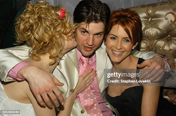 Thea Gill, Gale Harold, and Michelle Clunie at the Motorola-sponsored New York Premiere of Showtime's "Queer as Folk"