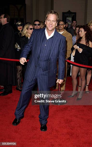Kiefer Sutherland during 31st Annual American Music Awards - Arrivals at Shrine Auditorium in Los Angeles, California, United States.