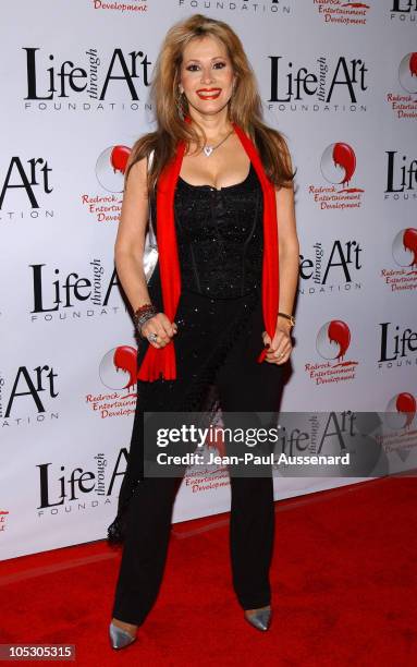 Rhonda Shear during The First Annual "Red Party" To Benefit The Life Through Art Foundation at Private residence in Holmby Hills, California, United...