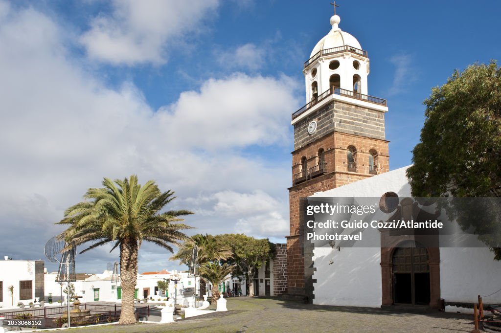 Bell tower of the Iglesia de Nuestra Señora de Guadalupe, Teguise