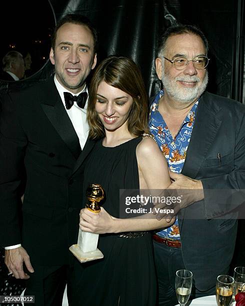 Nicolas Cage, Sofia Coppola and Francis Ford Coppola