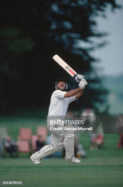 Australian cricketer Rod Marsh batting during a Prudential World Cup match, UK, June 1983.