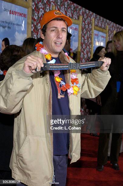 Adam Sandler during "50 First Dates" Premiere - Red Carpet at Mann Village Theatre in Westwood, California, United States.