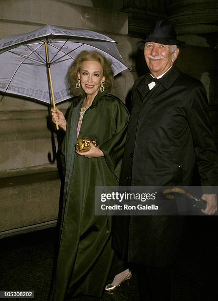 Helen Gurley Brown and David Brown during Wedding Reception For Jonathan Tisch & Laura Steinberg at Metropolitan Museum of Art in New York City, New...