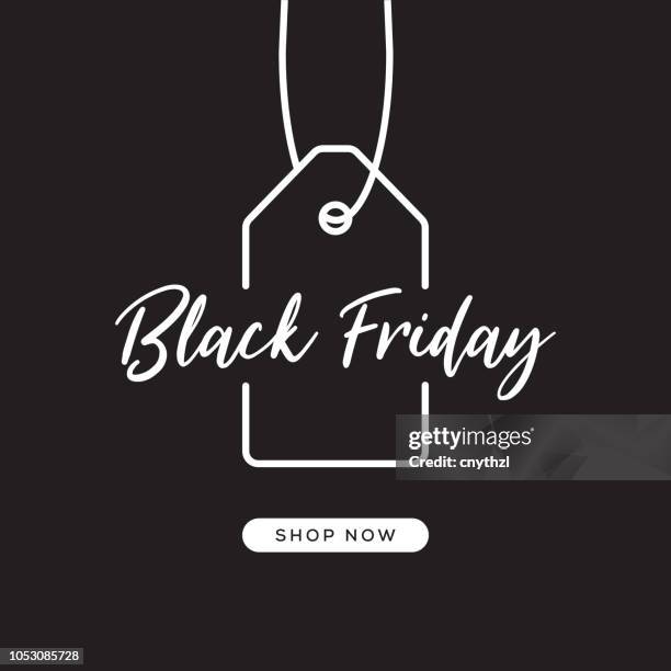 ilustraciones, imágenes clip art, dibujos animados e iconos de stock de diseño de banner web viernes negro - black friday shopping event