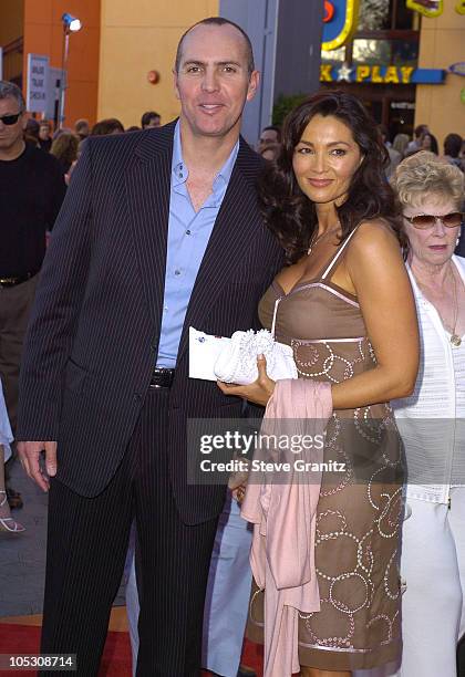 Arnold Vosloo and wife Sylvia Ahi during "Van Helsing" Los Angeles Premiere - Arrivals at Universal Amphitheatre in Universal City, California,...