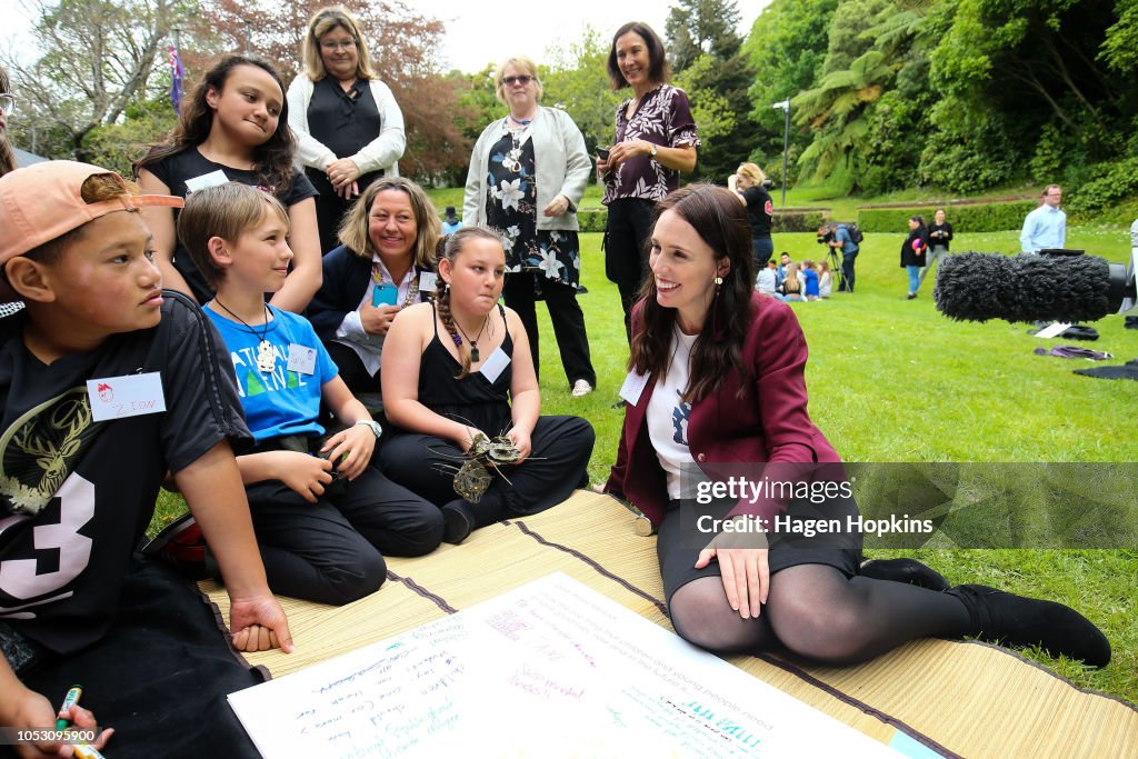 Jacinda Ardern Thanks Participants Involved In Developing New Child Wellbeing Strategy