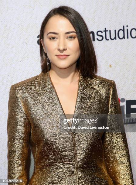 Zelda Williams attends the premiere of Amazon Studios "Suspiria" at ArcLight Cinerama Dome on October 24, 2018 in Hollywood, California.